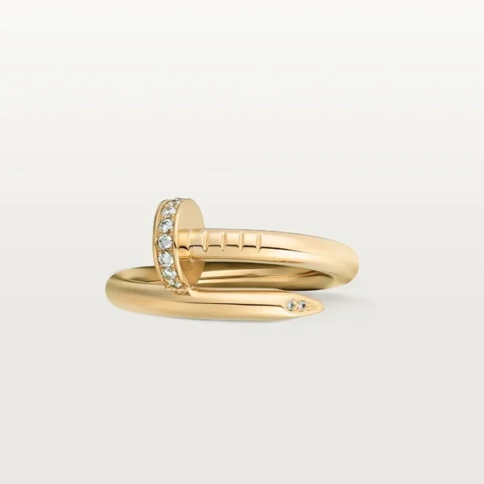 Juste Un Clou-ring – geelgoud, diamanten – Cartier