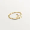 Juste Un Clou-ring, klein model, diamanten