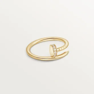 Juste Un Clou-ring, klein model, diamanten