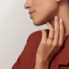Juste Un Clou-ring, klein model, diamanten