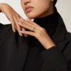Juste Un Clou-ring, klein model, diamanten