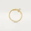 Juste Un Clou-ring, klein model, diamanten