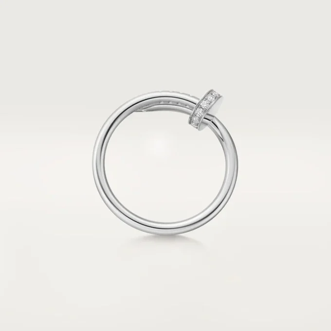 Juste Un Clou-ring, klein model, diamanten