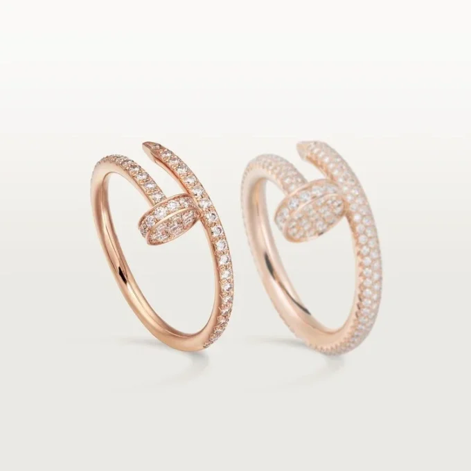 Juste Un Clou-ring – Roségoud, diamanten – Cartier