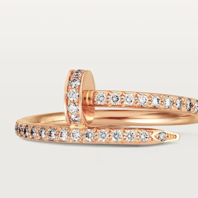 Juste Un Clou-ring – Roségoud, diamanten – Cartier