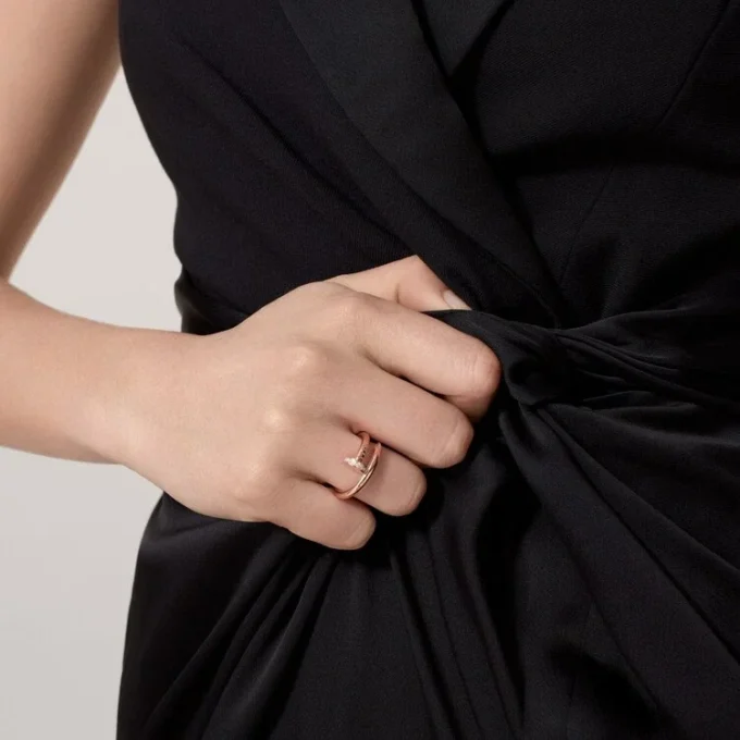Juste Un Clou-ring – Roségoud, diamanten – Cartier