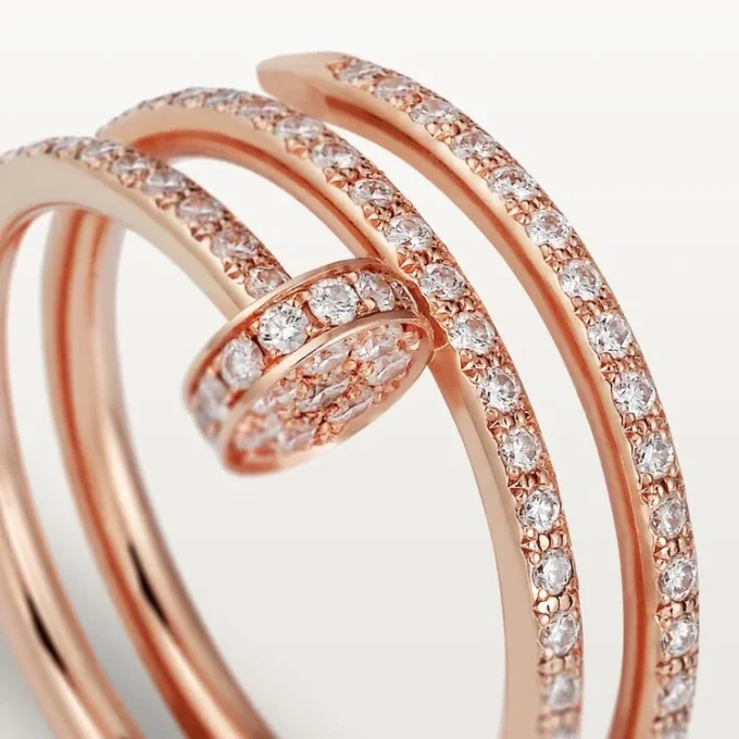 Juste Un Clou-ring – Roségoud, diamanten – Cartier