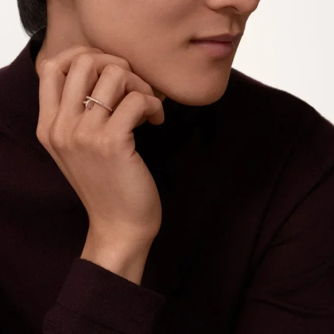 Juste Un Clou-ring – Roségoud, diamanten – Cartier