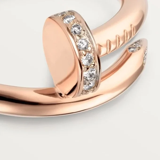 Juste Un Clou-ring – Roségoud, diamanten – Cartier
