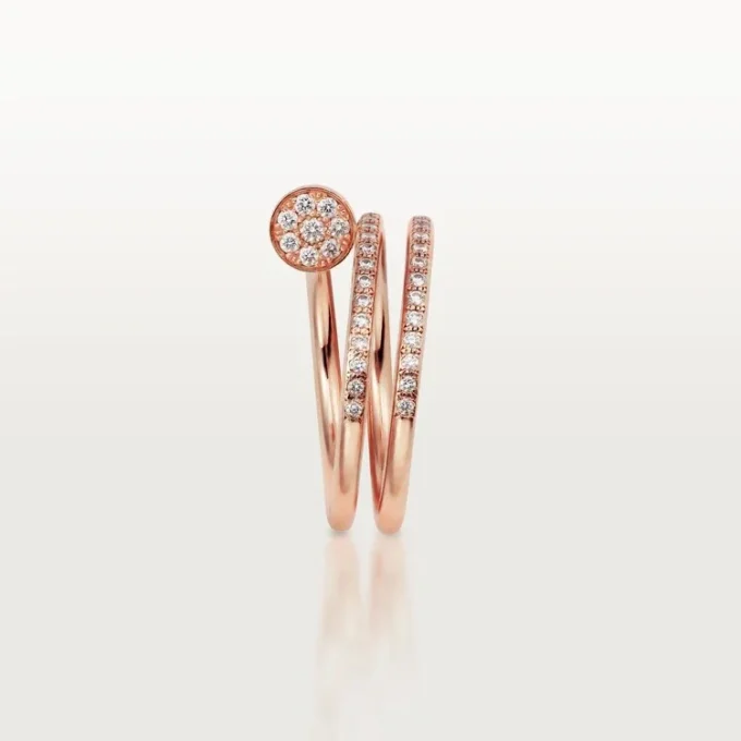 Juste Un Clou-ring – Roségoud, diamanten – Cartier