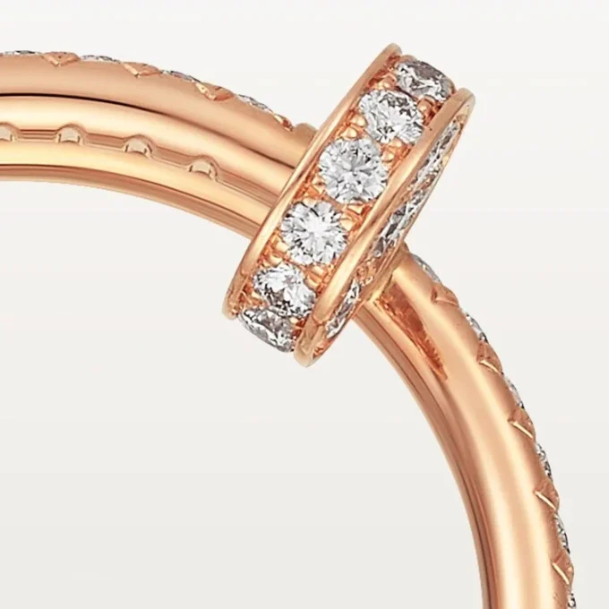 Juste Un Clou-ring – Roségoud, diamanten – Cartier