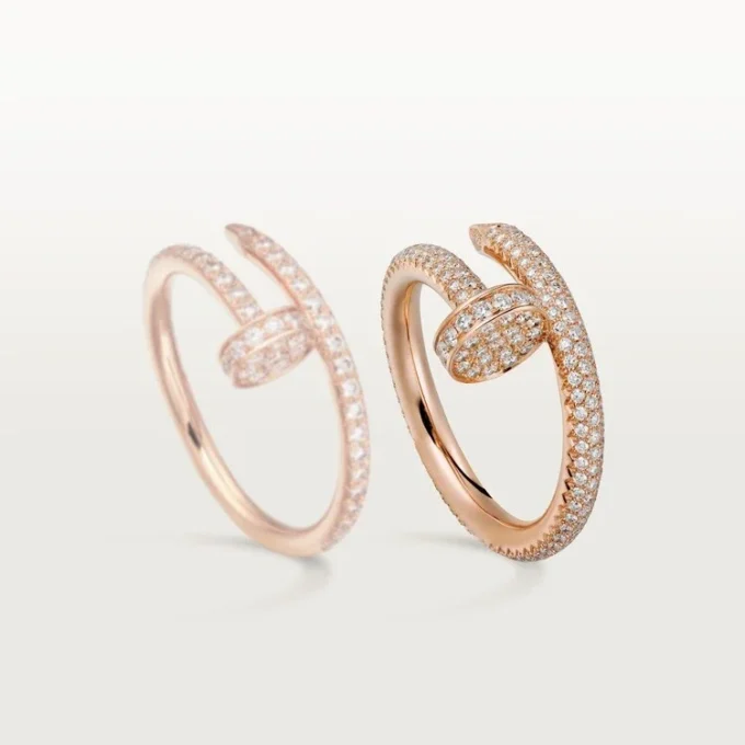 Juste Un Clou-ring – Roségoud, diamanten – Cartier