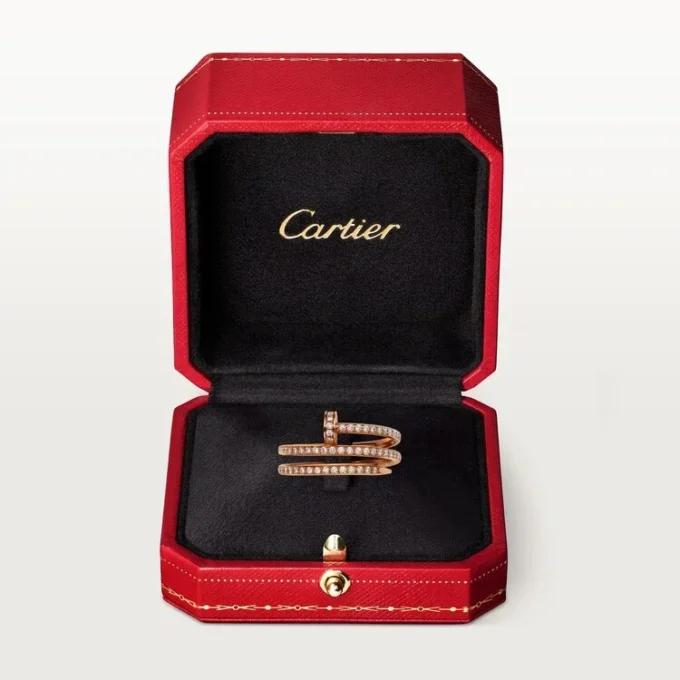 Juste Un Clou-ring – Roségoud, diamanten – Cartier