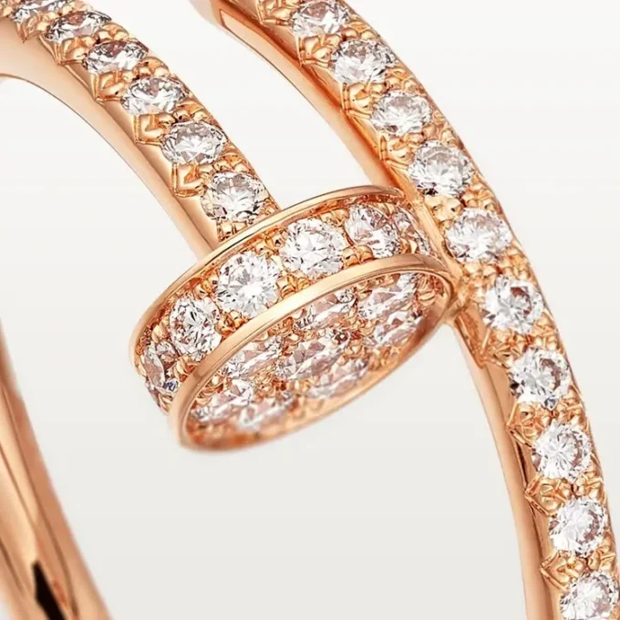 Juste Un Clou-ring – Roségoud, diamanten – Cartier