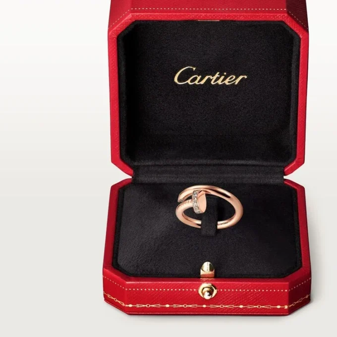 Juste Un Clou-ring – Roségoud, diamanten – Cartier