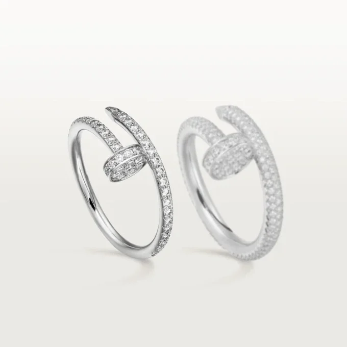 Juste Un Clou-ring – Witgoud, diamanten – Cartier