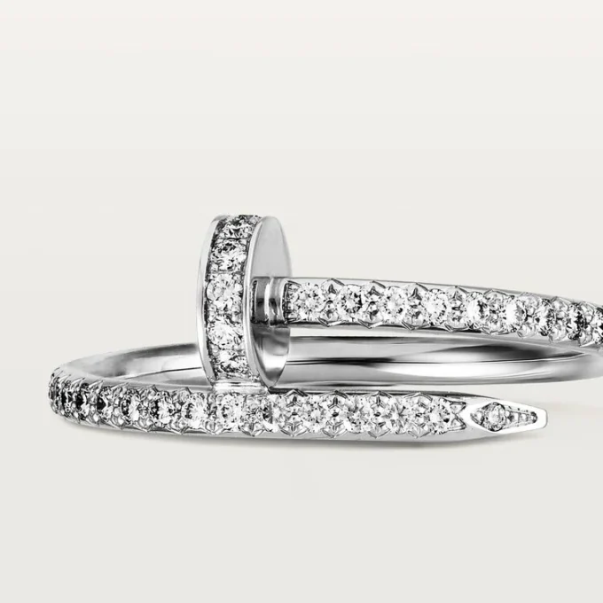 Juste Un Clou-ring – Witgoud, diamanten – Cartier