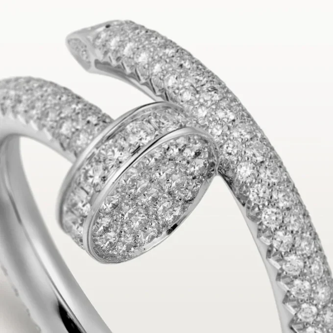 Juste Un Clou-ring – Witgoud, diamanten – Cartier