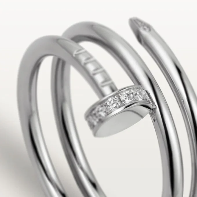 Juste Un Clou-ring – Witgoud, diamanten – Cartier