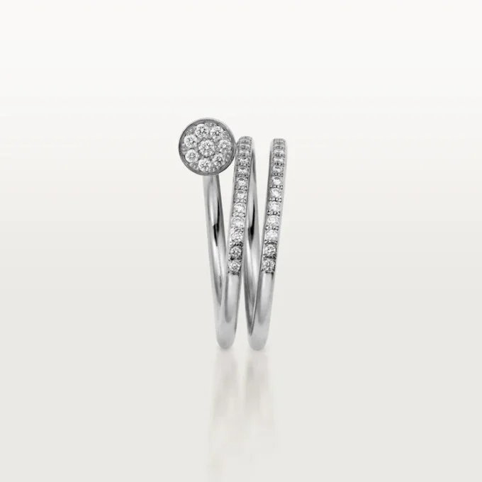 Juste Un Clou-ring – Witgoud, diamanten – Cartier