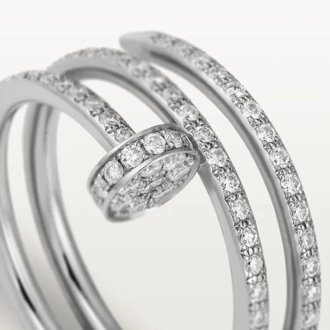Juste Un Clou-ring – Witgoud, diamanten – Cartier