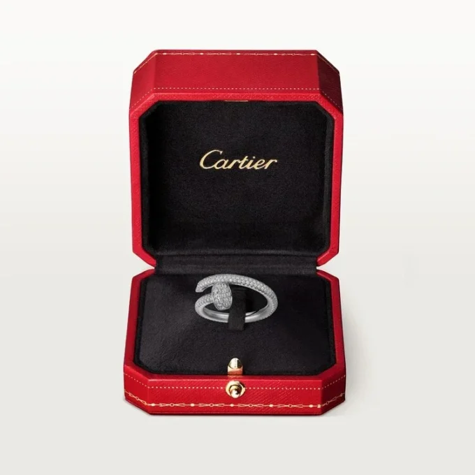 Juste Un Clou-ring – Witgoud, diamanten – Cartier