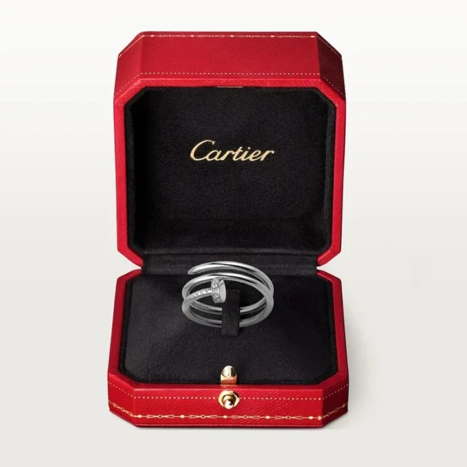 Juste Un Clou-ring – Witgoud, diamanten – Cartier