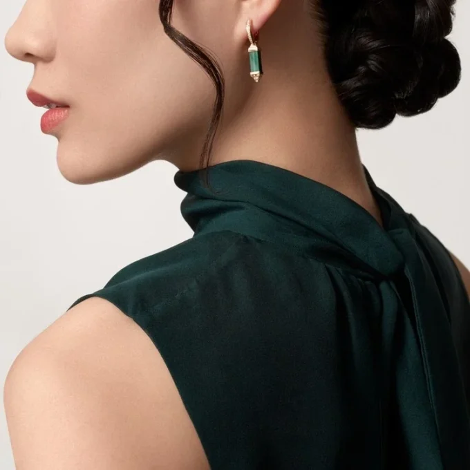 Les Berlingots De Cartier Sleeper-oorbellen, diamanten