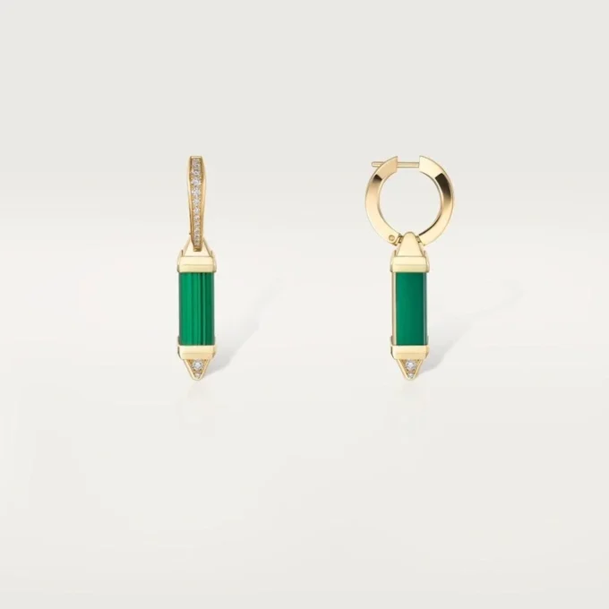Les Berlingots De Cartier Sleeper-oorbellen, diamanten