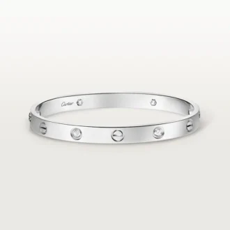 Liefdesarmband, klassiek model, 4 diamanten