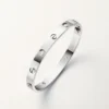 Liefdesarmband, klassiek model, 4 diamanten