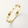 Liefdesarmband, klassiek model, 4 diamanten