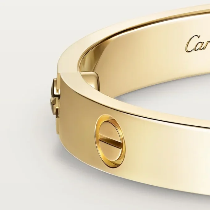 Liefdesarmband, klassiek model, 4 diamanten