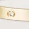 Liefdesarmband, klassiek model, 4 diamanten
