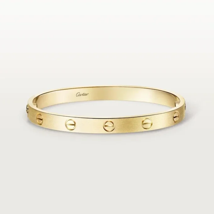 Liefdesarmband, klassiek model, geborsteld