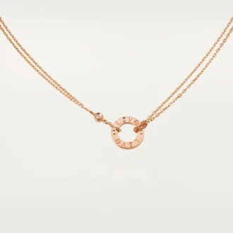 Liefdesketting, 2 diamanten – Roségoud, Diamanten – Cartier