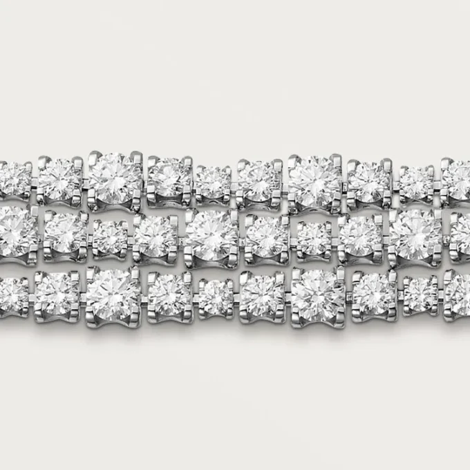 Lignes Essentielles-armband, briljantgeslepen diamanten