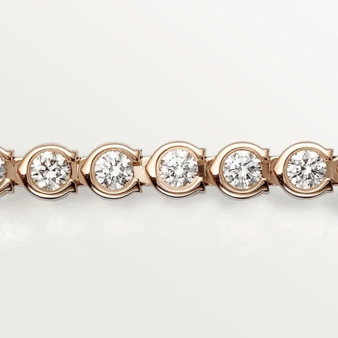 Lignes Essentielles-armband, briljantgeslepen diamanten