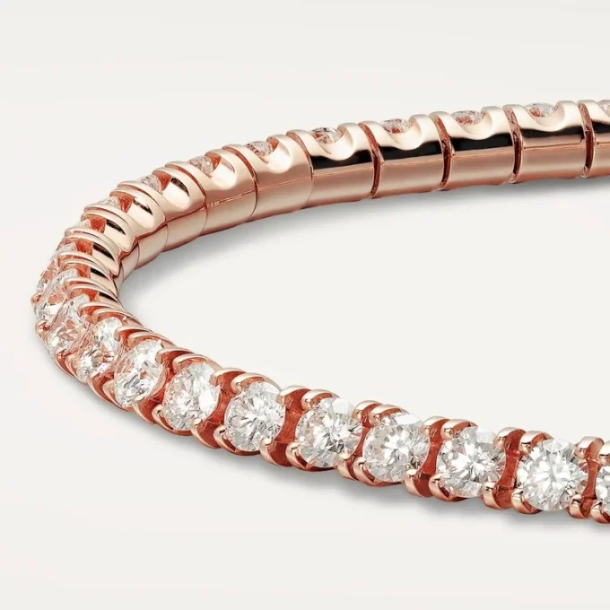 Lignes Essentielles-armband, briljantgeslepen diamanten