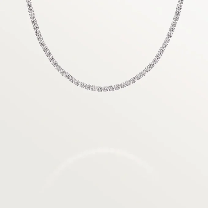 Lignes Essentielles-halsketting, briljantgeslepen diamanten
