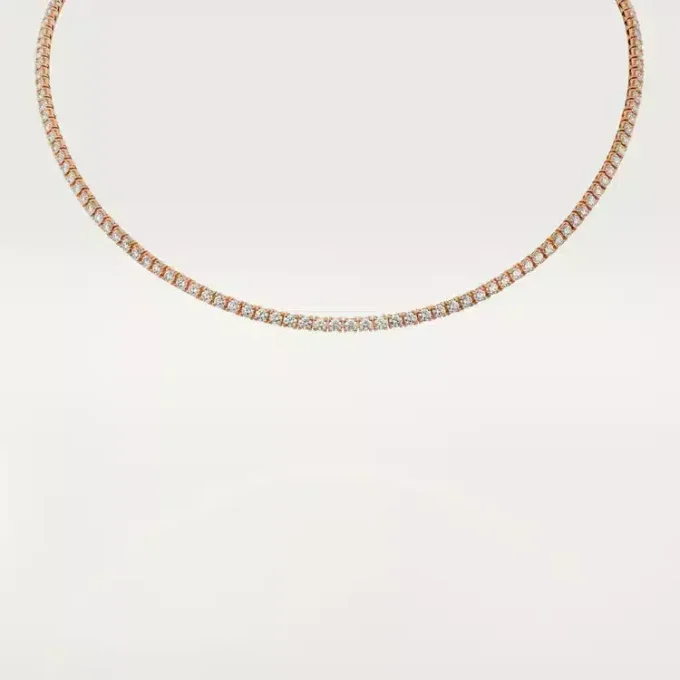 Lignes Essentielles-halsketting, briljantgeslepen diamanten