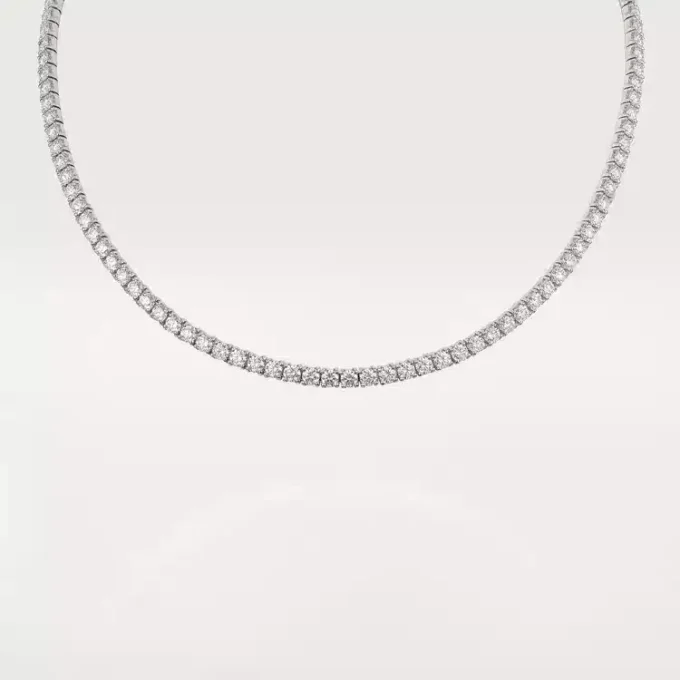 Lignes Essentielles-halsketting, briljantgeslepen diamanten