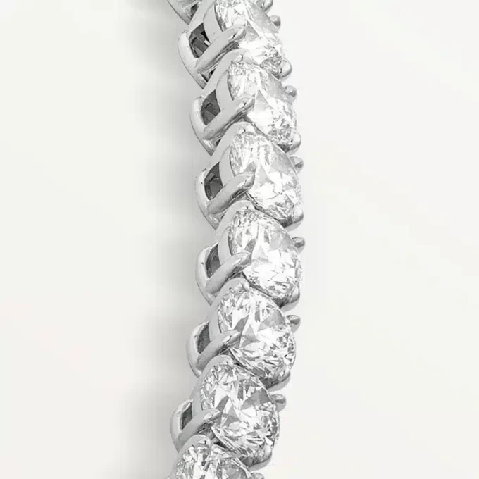 Lignes Essentielles-halsketting, briljantgeslepen diamanten