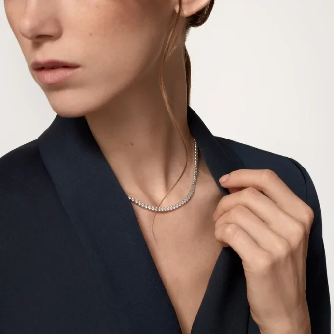 Lignes Essentielles-halsketting, briljantgeslepen diamanten