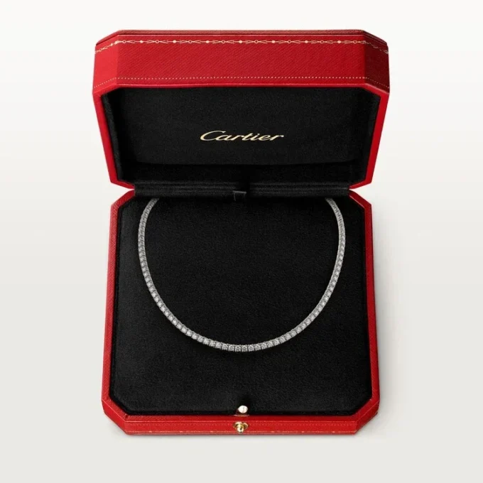Lignes Essentielles-halsketting, briljantgeslepen diamanten