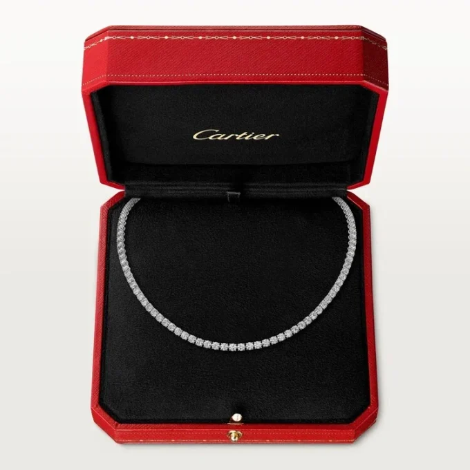 Lignes Essentielles-halsketting, briljantgeslepen diamanten