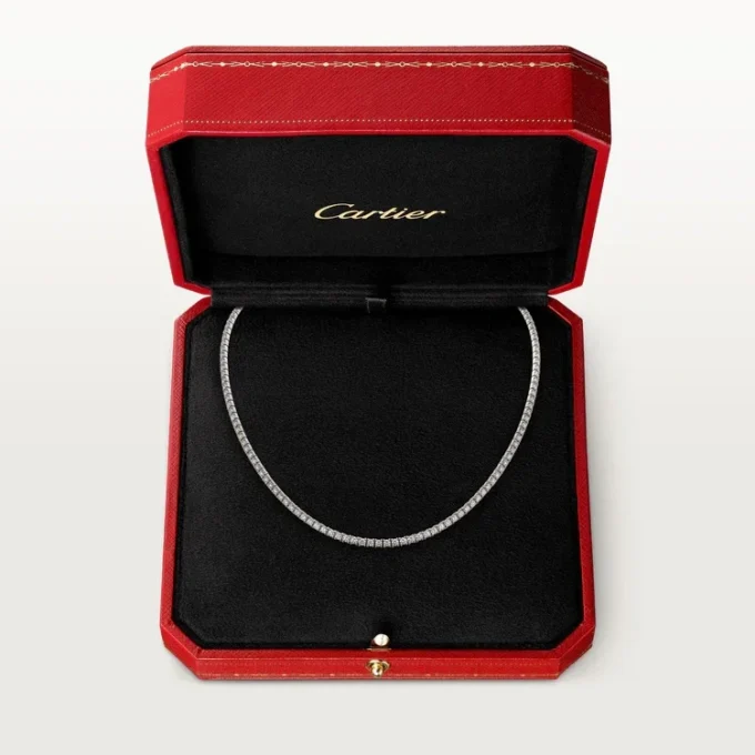 Lignes Essentielles-halsketting, briljantgeslepen diamanten