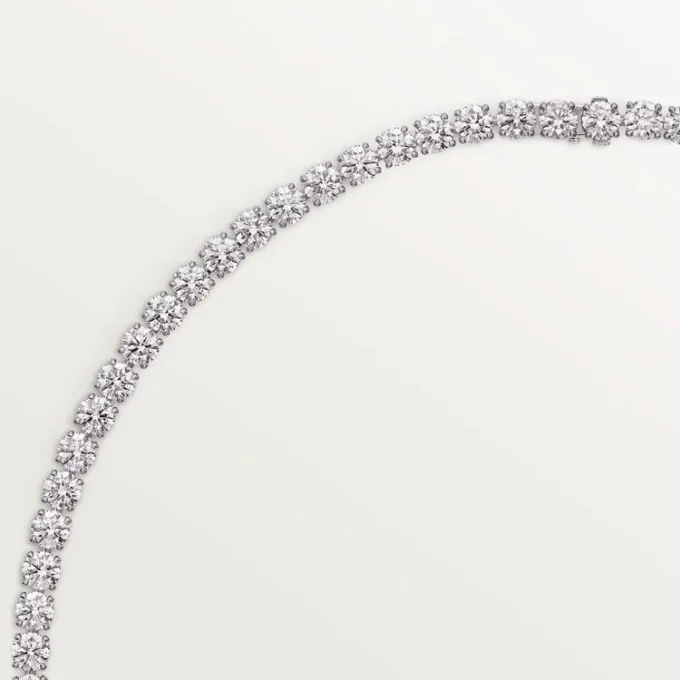 Lignes Essentielles-halsketting, briljantgeslepen diamanten