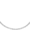 Lignes Essentielles-ketting, ovaalgeslepen diamanten