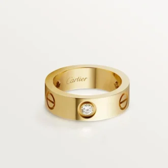 Love 3-diamantenring – geelgoud, klassiek model | Cartier Us